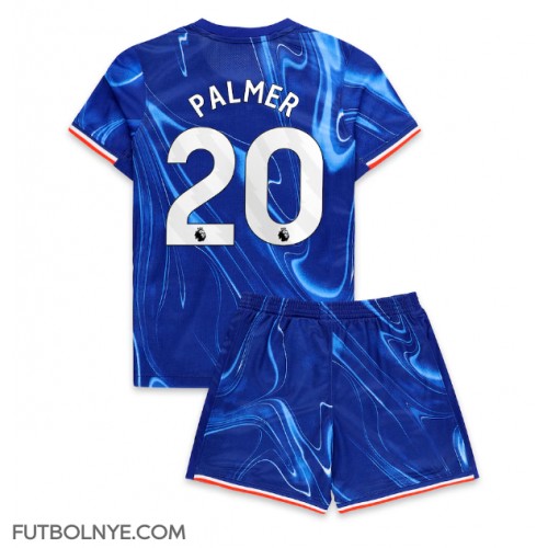 Camiseta Chelsea Cole Palmer #20 Primera Equipación para niños 2024-25 manga corta (+ pantalones cortos)